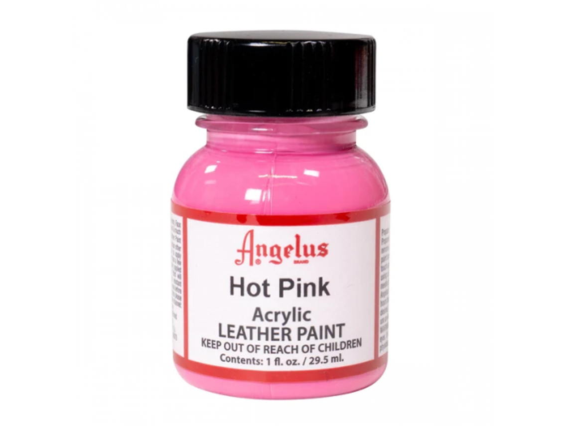 Pintura Cuero Y Polipiel Angelus 29,5 Ml (Rosa Fuerte / Hot Pink 186)