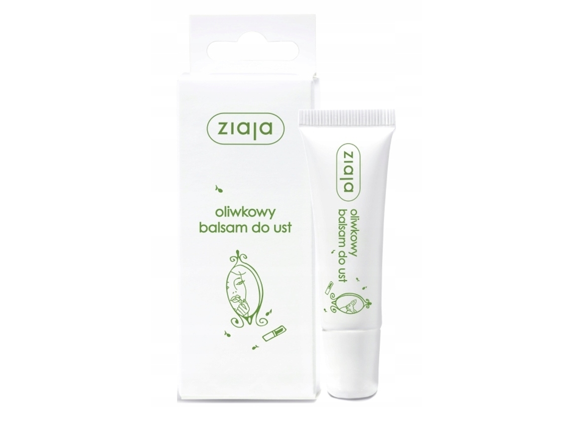 Bálsamo labial de aceite de oliva Ziaja, cuidado labial intensivo, 10 ml