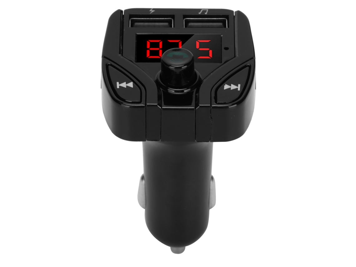 Adaptador Transmisor Fm Bluetooth Inalámbrico Para Coche Con Llamadas Manos Libres Y Usb