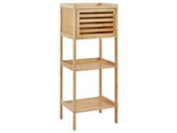 Estantería BELIANI Beckley de Madera de bambú Madera clara 36x30x91