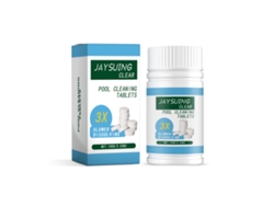 Comprimidos Efervescentes Clorados Para Limpieza De Piscinas Jaysuing (100g) Tratamiento Instantáneo De Agua Con Cloro