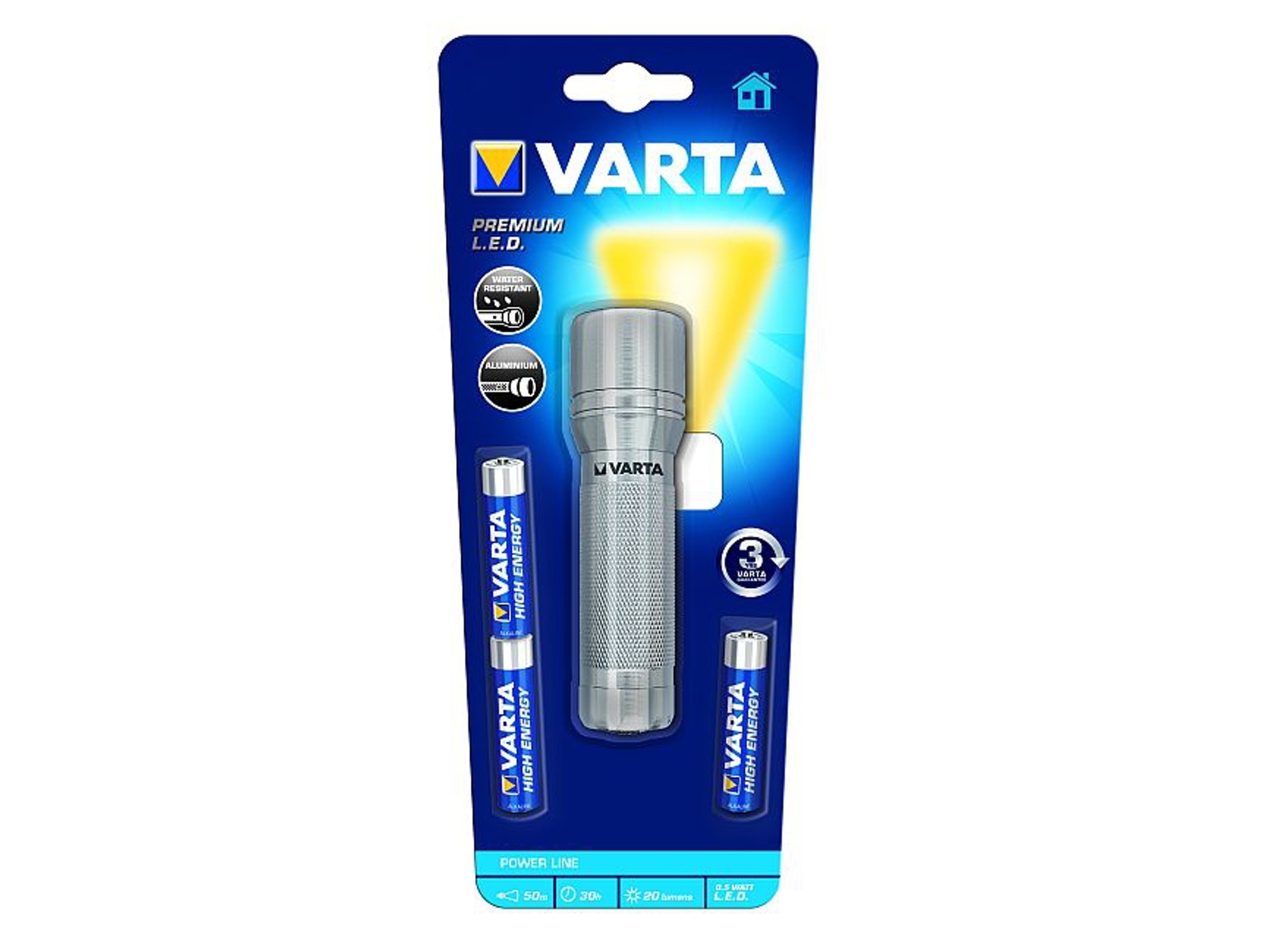 Linterna VARTA Premium LED Light 3AAA