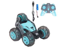 Carro De Acrobacias Controle Remoto 360° Rotação 2.4ghz Alto Velocidade 5 Rodas Brinquedo Kids