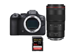 Canon Eos R6 Mark Ii + Rf 100mm F/2.8 L Macro Is Usm + 1 Sandisk 64gb Uhs-ii 300mb/s - Cámara Fotográfica Híbrida + Ebook Pricedirect