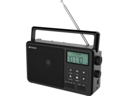 Radio portátil Retekess TR638, AM/FM SW con pantalla LCD, sintonización digital, buena calidad de sonido inalámbrico, temporizador, TF/USB