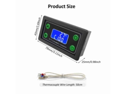 Termostato Digital Wifi De Alta Temperatura Con Termopar Tipo K -99 A 999℃