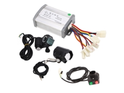 Kit De Conversão Para Bicicleta Elétrica (controle Com Acelerador E Farol)
