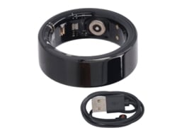 Anel Inteligente Contador De Passos Aço Inoxidável Ip68 Resistente À Água Aplicativo Fitness Tracker Leve