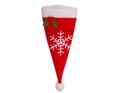 Cubiertos navideños decorativos con bordado animado sobre tela no tejida