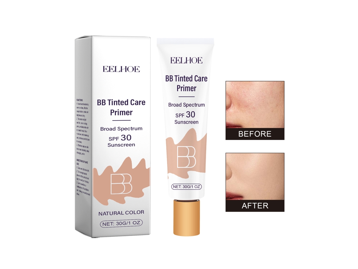 Crema protectora solar BB de color natural con SPF