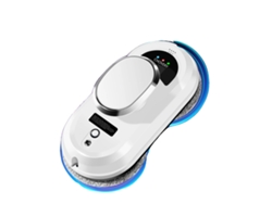 Robot limpiacristales, control remoto, fuente de alimentación de emergencia, blanco, UE, sí OEM