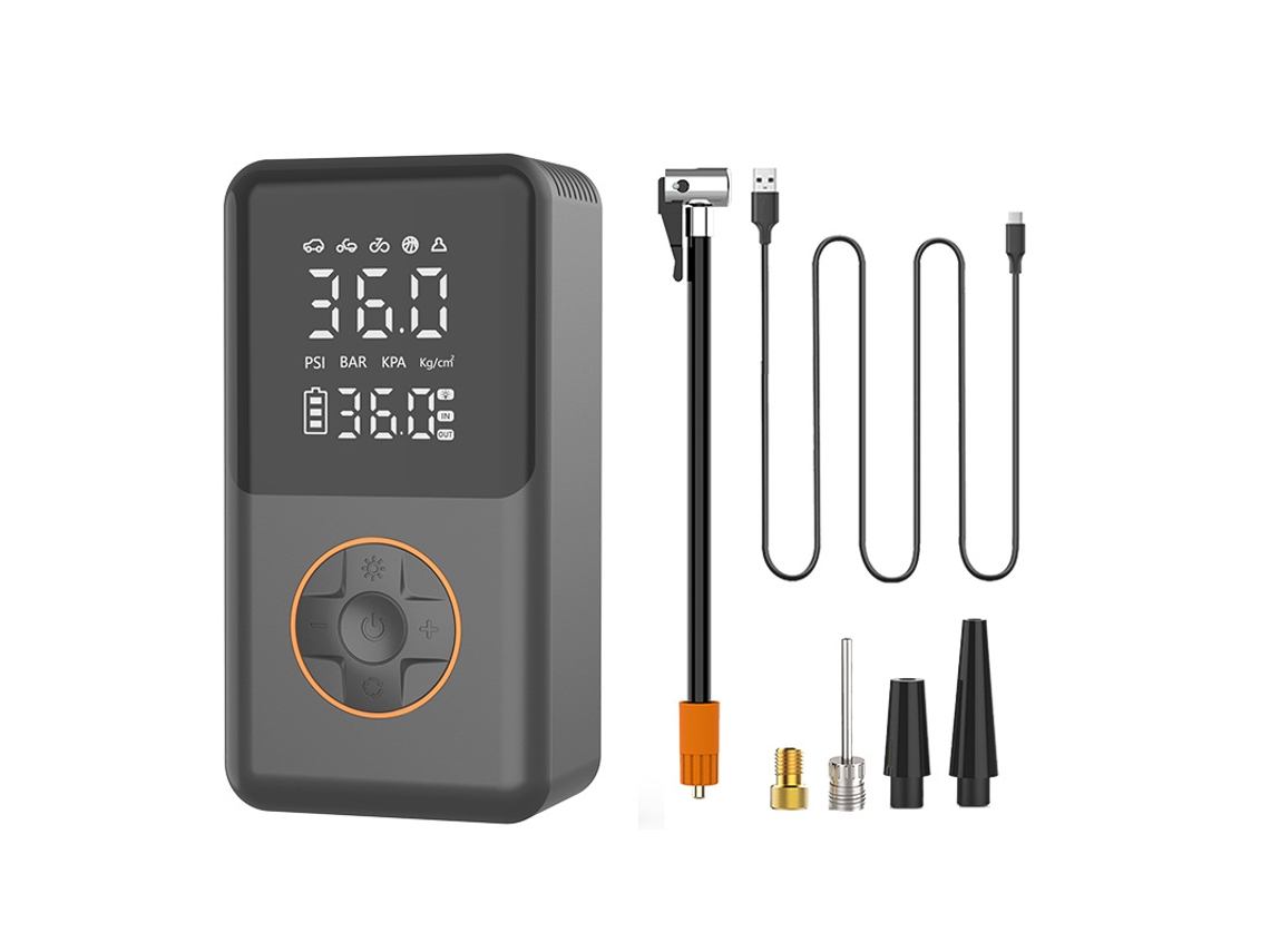 Manómetro Digital De Doble Pantalla Para Neumáticos De Coche, Apto Para Bicicletas, Motocicletas, Coches Pequeños Y Balones.