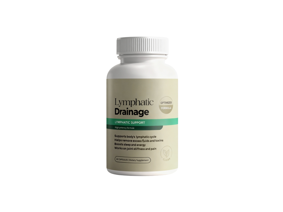 Cápsulas que proporcionan un apoyo natural eficaz para la salud linfática.