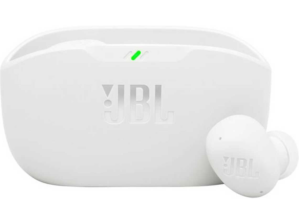 Auriculares Bluetooth True Wireless JBL WAVE BUDS 2 (In Ear - Micrófono - Noise Cancelling - Blanco)