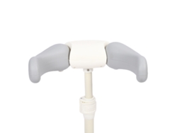 Soporte De Baño Para Bebé Ajustable Con Base Antideslizante, Plegable, Gris.