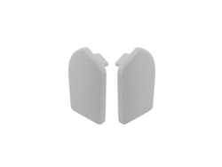 Perfil de peldaño de escalera Renoplast® V Led para pisos de resina, grafito, perfil de borde de escalera