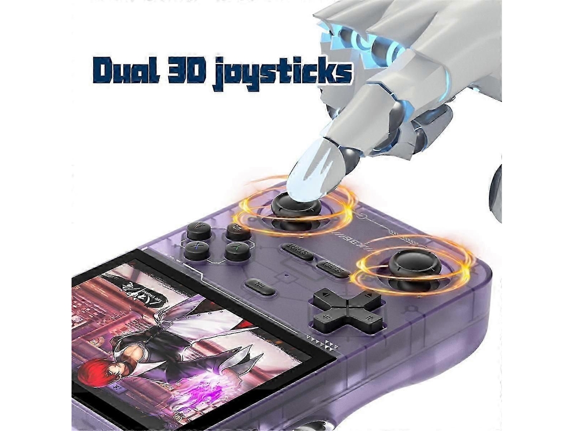 Consola GOKOCO D008, 3,5 pulgadas, 64 GB, azul transparente