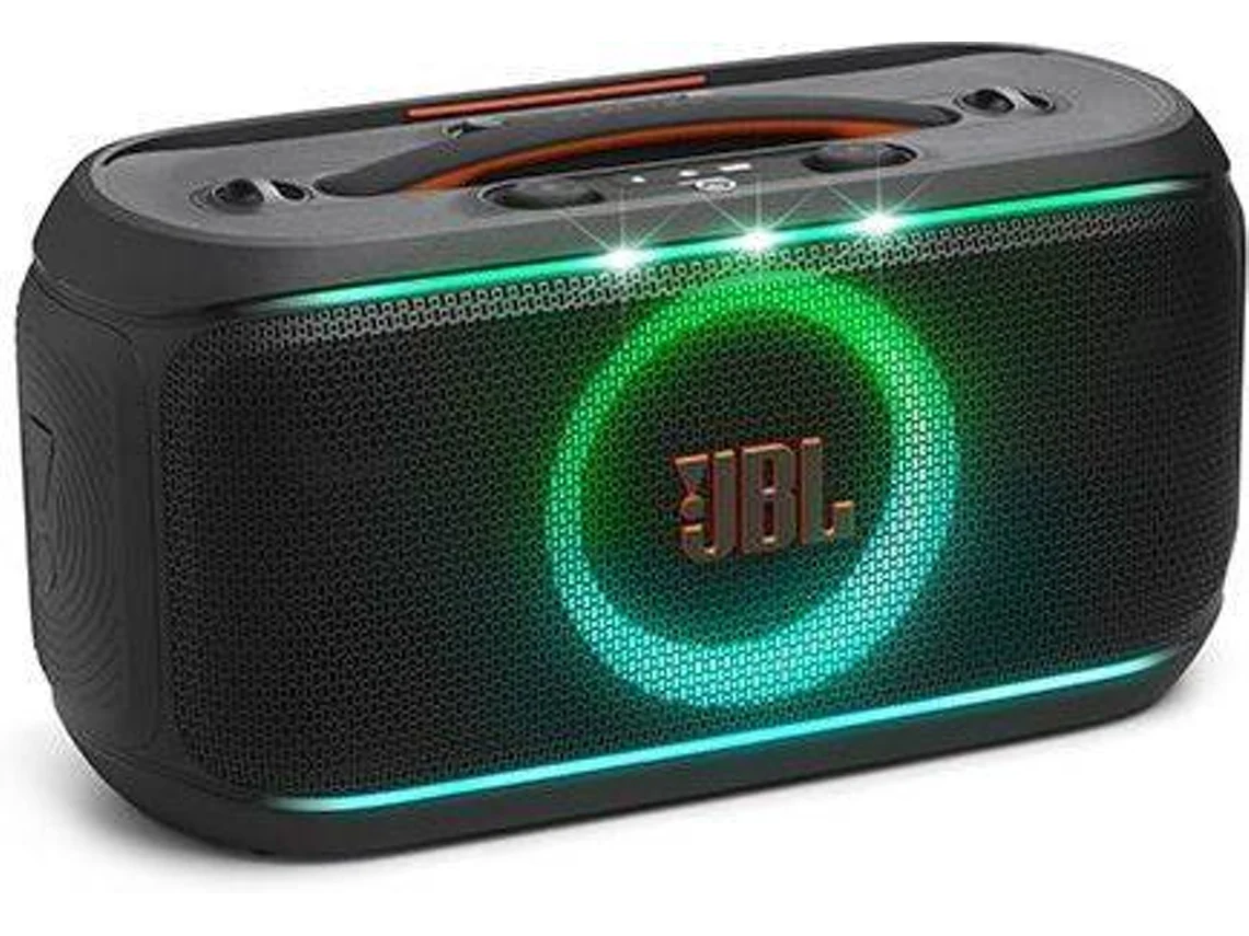 Altavoz JBL PartyBox On-The-Go 2 + Micrófono (Autonomía: Hasta 15 horas - Negro)