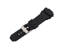 Correa de reloj de piel sintética negra compatible con GA150, GA200, GA300 y GLX.
