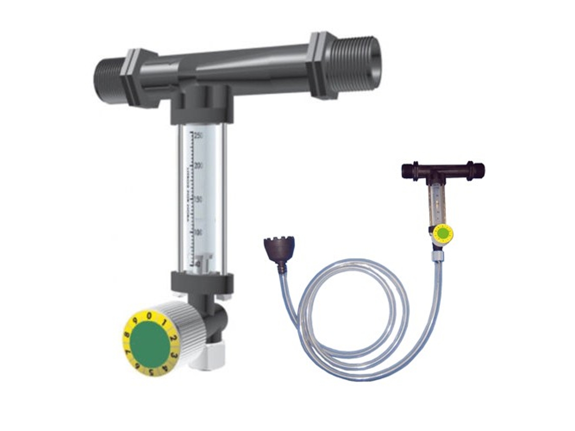 Inyector Venturi de fertilizante 32Ø 7mm con llave dosificadora Oferta exclusiva