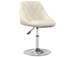 Maison Exclusive - Silla De Comedor Giratoria 6 Uds Terciopelo Crema