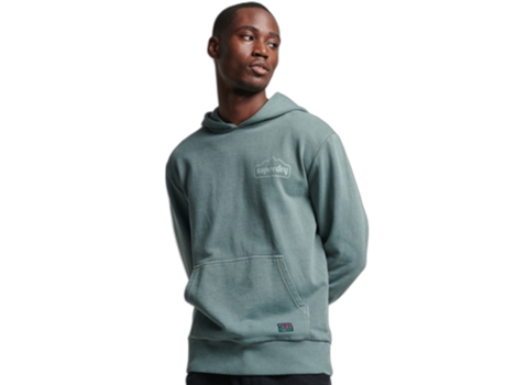 Sweatshirt para Hombre SUPERDRY (XL - Poliéster - Verde)