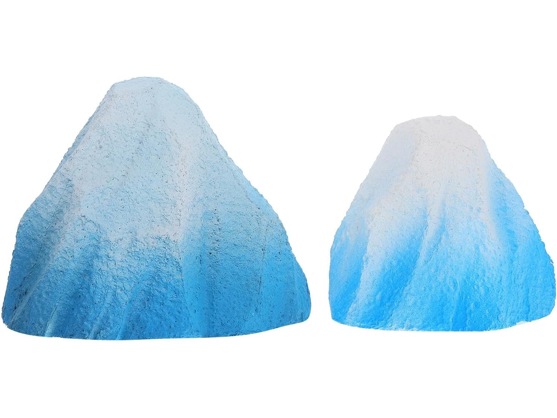 Piezas, Decoración, Reproducción De Iceberg En 3d En Poliestireno Ligero.