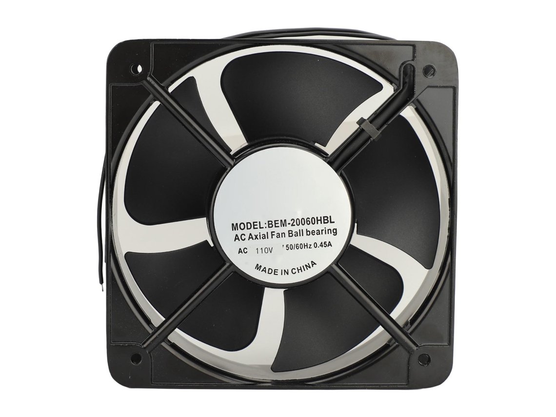 Ventilador Axial De Extracción 8in 285m³/h 2600 Rpm 110v Para Cocina Oficina Dormitorio