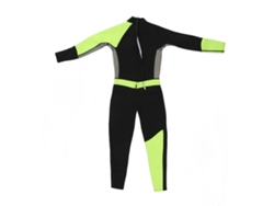 Traje de buceo de manga larga, cálido y aislante de 3 mm para mujer
