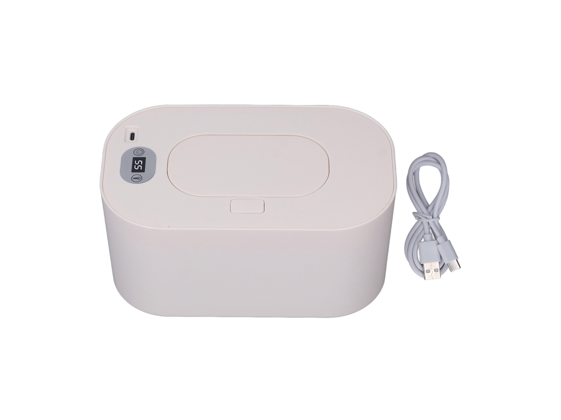 Dispensador Portátil De Toallitas Húmedas Para Bebés Con Calentador Usb Y Temperatura Constante.