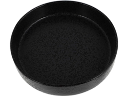 Maceta De Cerámica Negra Mate De 20 Cm Para Flores