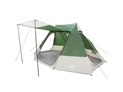 Tienda De Camping Con Techo Verde 482 X 360 X 227 Cm Tafetán