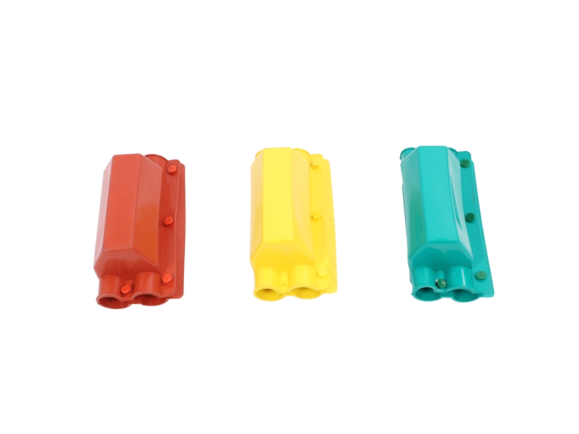 3pcs Funda De Aislamiento Para Terminales De Cable De Caucho Silicona, Protectora, 10kv, Conector Jb-1/2