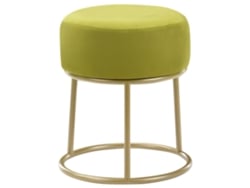 Taburete Beliani Delco Terciopelo Verde 35x35x40