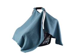 Funda de muselina ligera y transpirable para asiento de coche de bebé Chrui (azul marino)