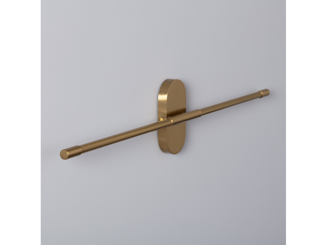 Aplique De Pared Led 11w De Aluminio Interlight Dourado