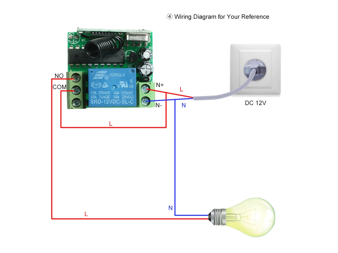 2026 Store-interruptor Inalámbrico De Control Remoto 433mhz Dc12v 1ch + 2 Transmisores Rf Para Electrodomésticos Y Cerraduras Electrónicas