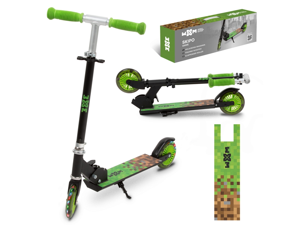 Patinete plegable Skipo Unicorn Kidwell de 120 mm