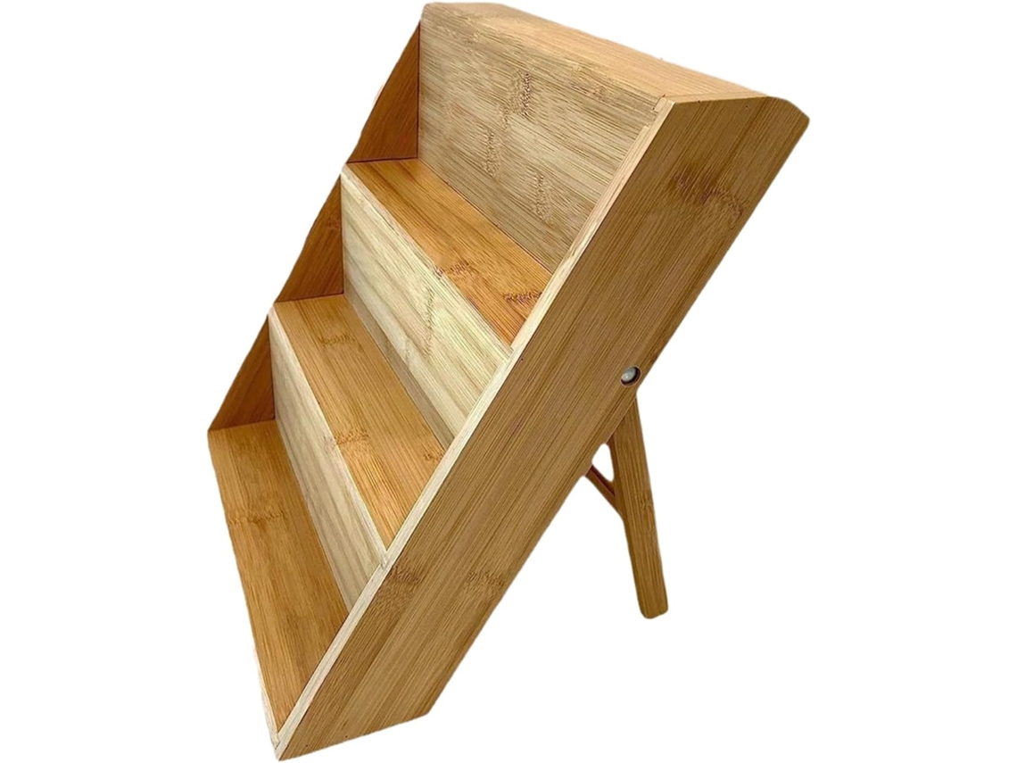 Organizador De Condimentos – Estante De Madera De 3 Niveles, Estante Para Utensilios De Cocina