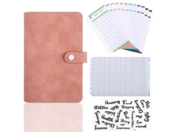 HYMNORA Cuaderno recargable A6 – Tapa de polipiel, 6 anillas