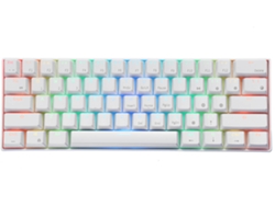 Teclado Gaming ROYAL KLUDGE RK61 (USB - Layout Inglés - Blanco)