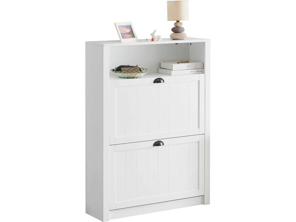 Zapatero SOBUY (Blanco - 80x24x110 cm)