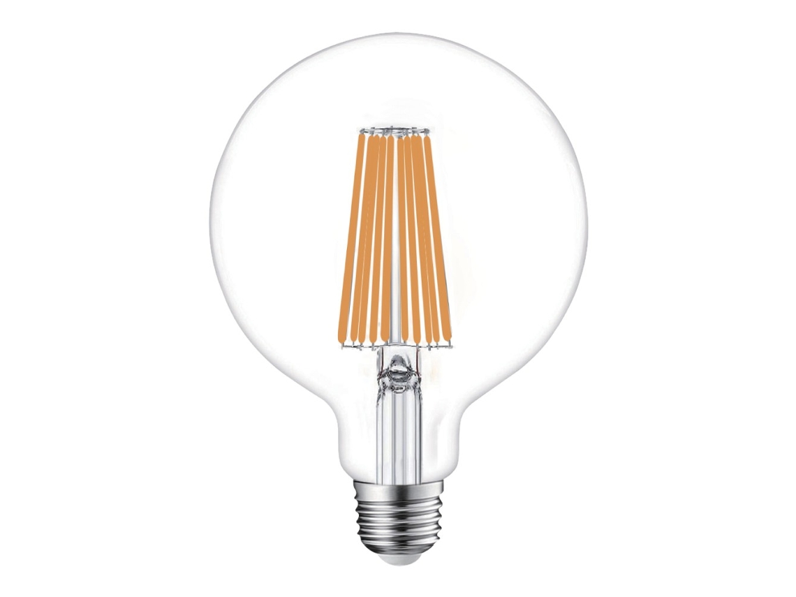 Alcapower - Bombilla LED E27 G125 de 18 W, 3200 lm, ángulo de haz de 320°, clase energética C, Ø125 mm, encendido instantáneo, larga vida útil - 4000 K
