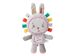 (conejo Gris) Peluche De Animal Suave Con Sonajero Incorporado, Juguete Sensorial