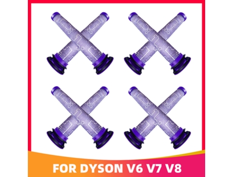 Kit de filtro HEPA prefiltrante, accesorios para Dyson V6 V7 V8 Absolute inalámbrico, piezas de recambio de aspiradora 965661-01