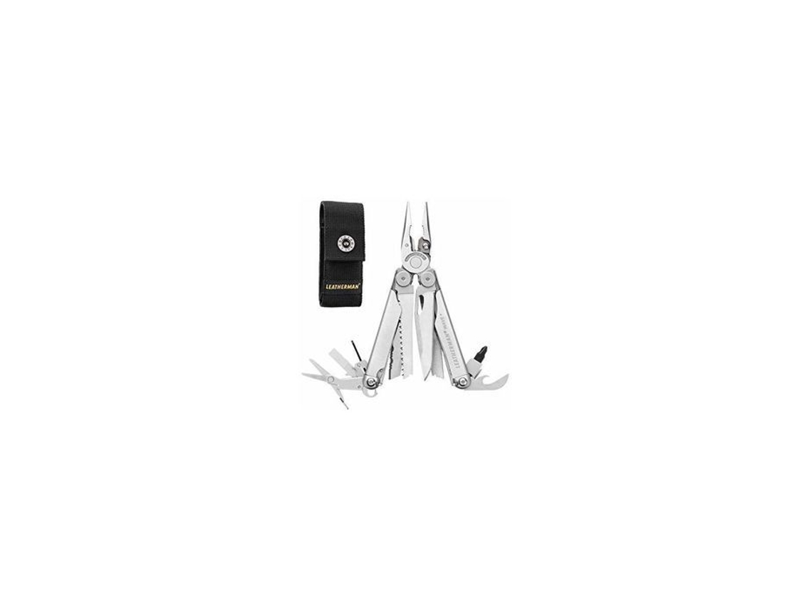 Alicates multifunción Leatherman Wave Plus gris, 18 herramientas universales