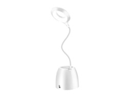 Lâmpada De Mesa De Aprendizagem - Branca - Plug-In Usb Com Três Velocidades De Toque JEIIBRZUI