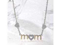 2026-collares Colgantes Letras Love Mom Oro Rosa Plata Regalo Día De La Madre Acción De Gracias Cumpleaños