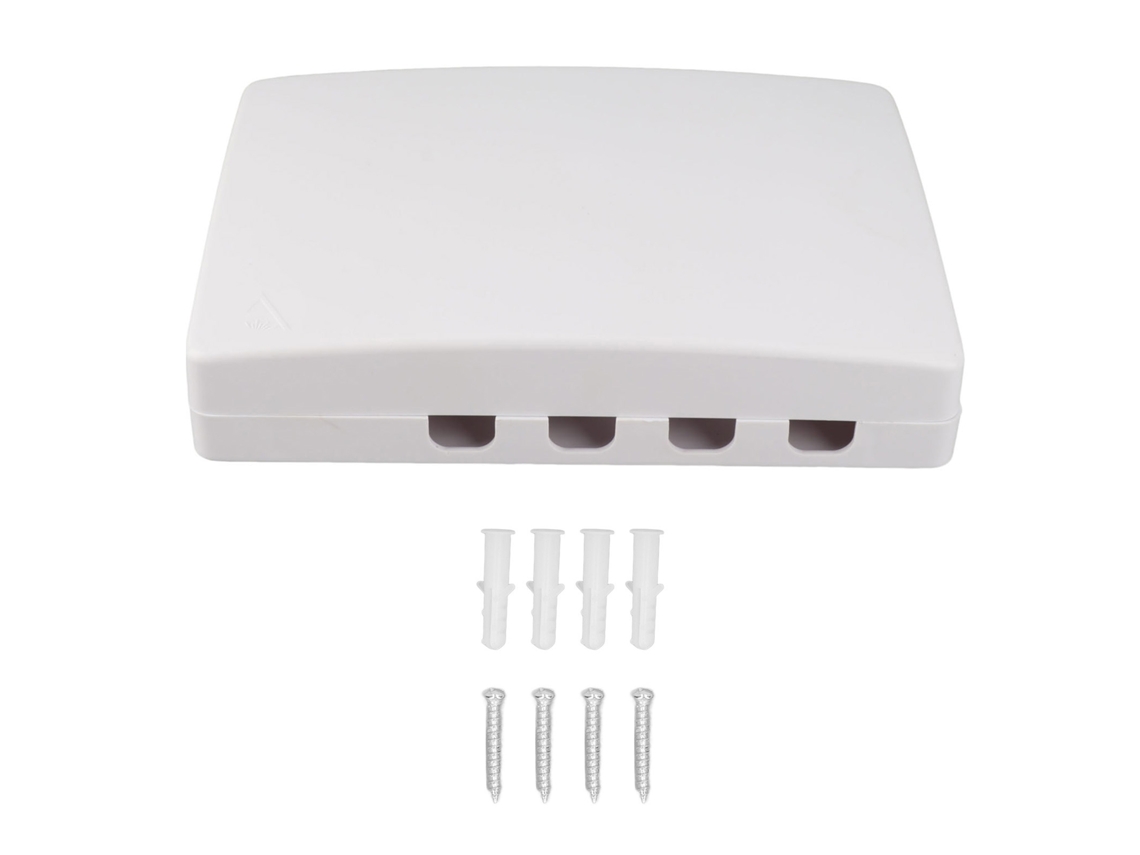 Caja De Distribución De Fibra Óptica Universal Mini De Escritorio Con Divisor Ftth De 4 Núcleos Para Sc Fc