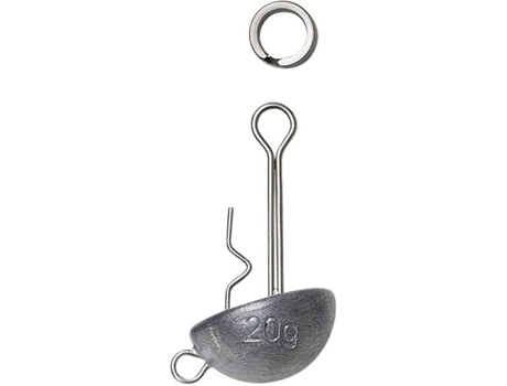 Hundidores de Pesca SAVAGE GEAR Punch Rig Heads 2 Unidades Gris (20 g)